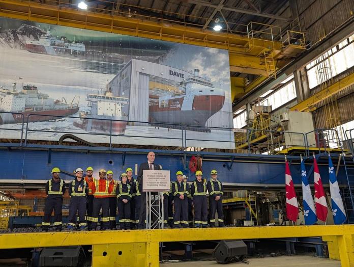Ottawa honors .25 B agreement to Quebec- based Davie shipyard to construct brand-new polar icebreaker Ottawa honors .25 B agreement to Quebec- based Davie shipyard to construct brand-new polar icebreaker