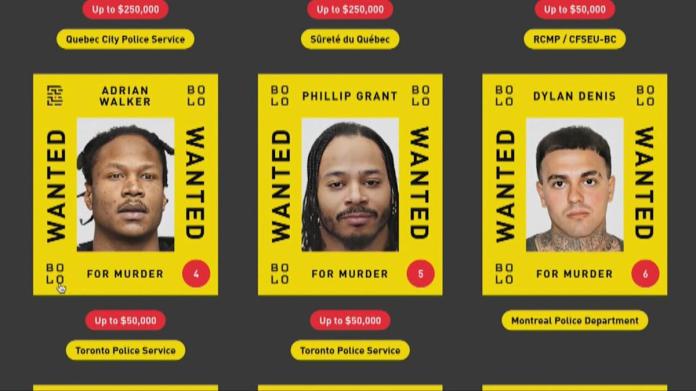 Police pressures throughout Canada launch upgraded checklist of a lot of desired fugitives Police pressures throughout Canada launch upgraded checklist of a lot of desired fugitives
