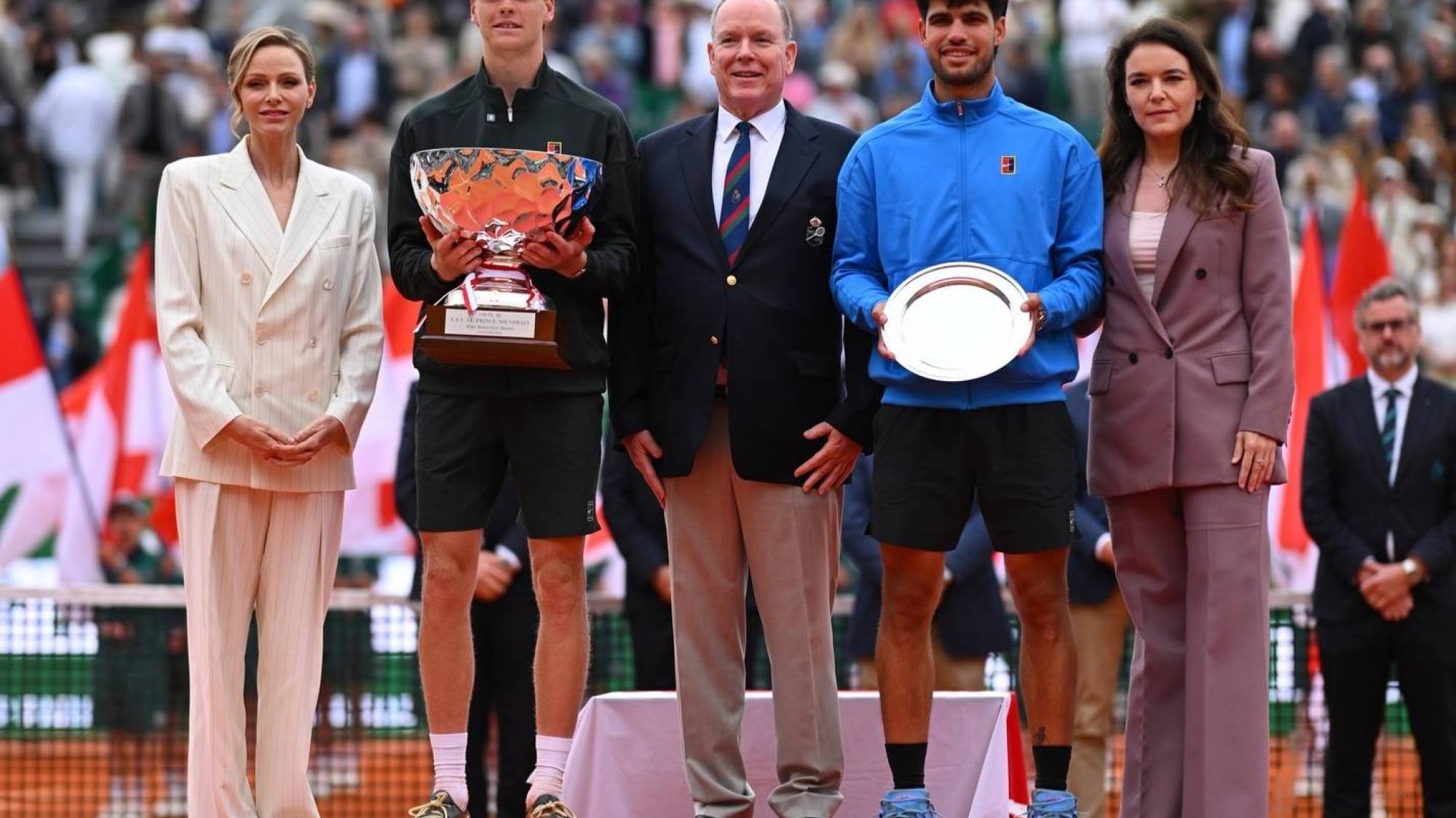 Carlos Alcaraz reconoce a Jannik Sinner en final Montecarlo Carlos Alcaraz reconoce a Jannik Sinner en final Montecarlo