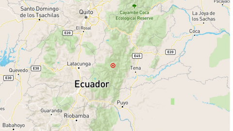 Dos sismos sacuden la Amazonía ecuatoriana en menos de cinco horas Dos sismos sacuden la Amazonía ecuatoriana en menos de cinco horas
