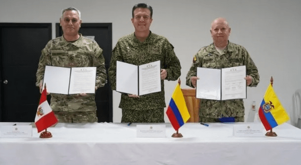 Ecuador, Colombia y Perú buscan combatir al narcotráfico en la triple frontera Ecuador, Colombia y Perú buscan combatir al narcotráfico en la triple frontera