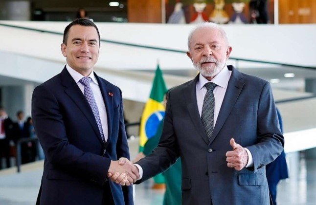 Noboa y Lula refuerzan lazos bilaterales Noboa y Lula refuerzan lazos bilaterales