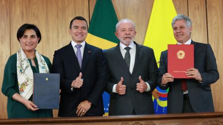 Lula y Noboa superan diferencias ideológicas y fortalecen la relación comercial bilateral Lula y Noboa superan diferencias ideológicas y fortalecen la relación comercial bilateral