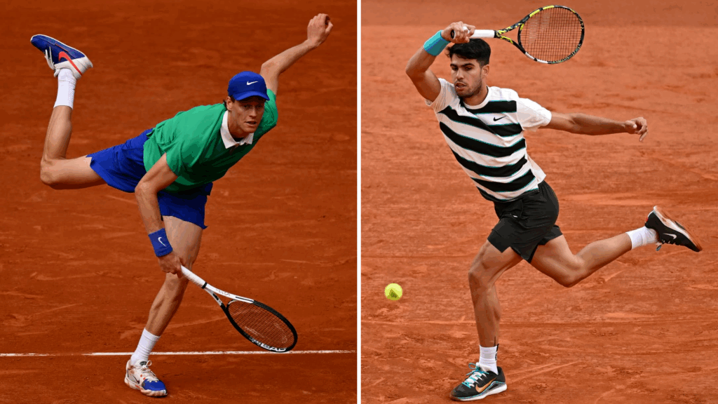 Sinner y Alcaraz se enfrentan en la final de Roland Garros 2025 Sinner y Alcaraz se enfrentan en la final de Roland Garros 2025