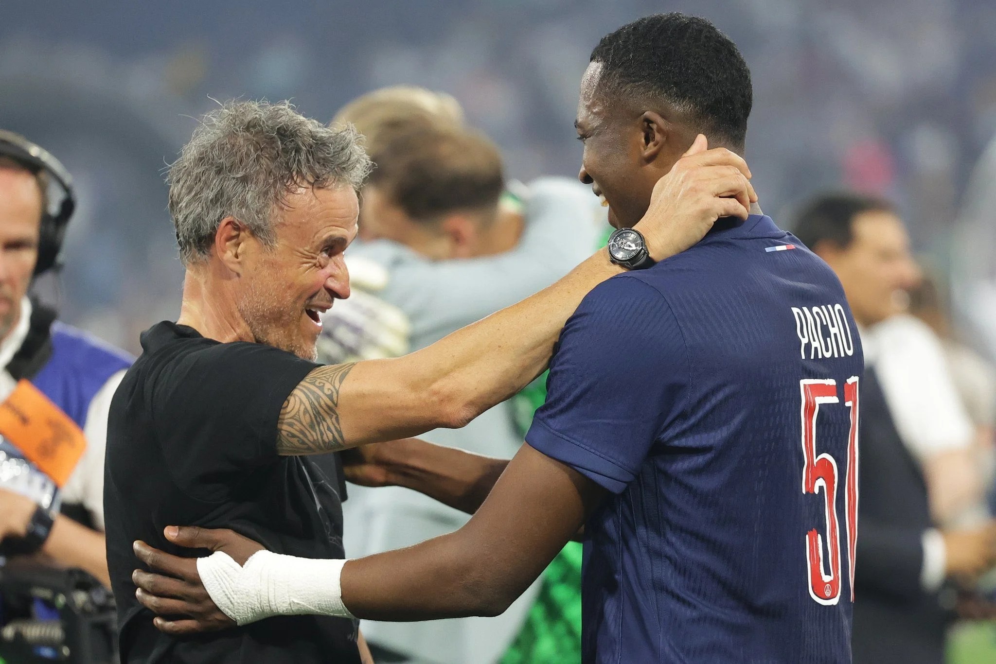 Luis Enrique, técnico del PSG: “Pacho, ‘Des’ y Joao han sido determinantes en la final” Luis Enrique, técnico del PSG: “Pacho, ‘Des’ y Joao han sido determinantes en la final”