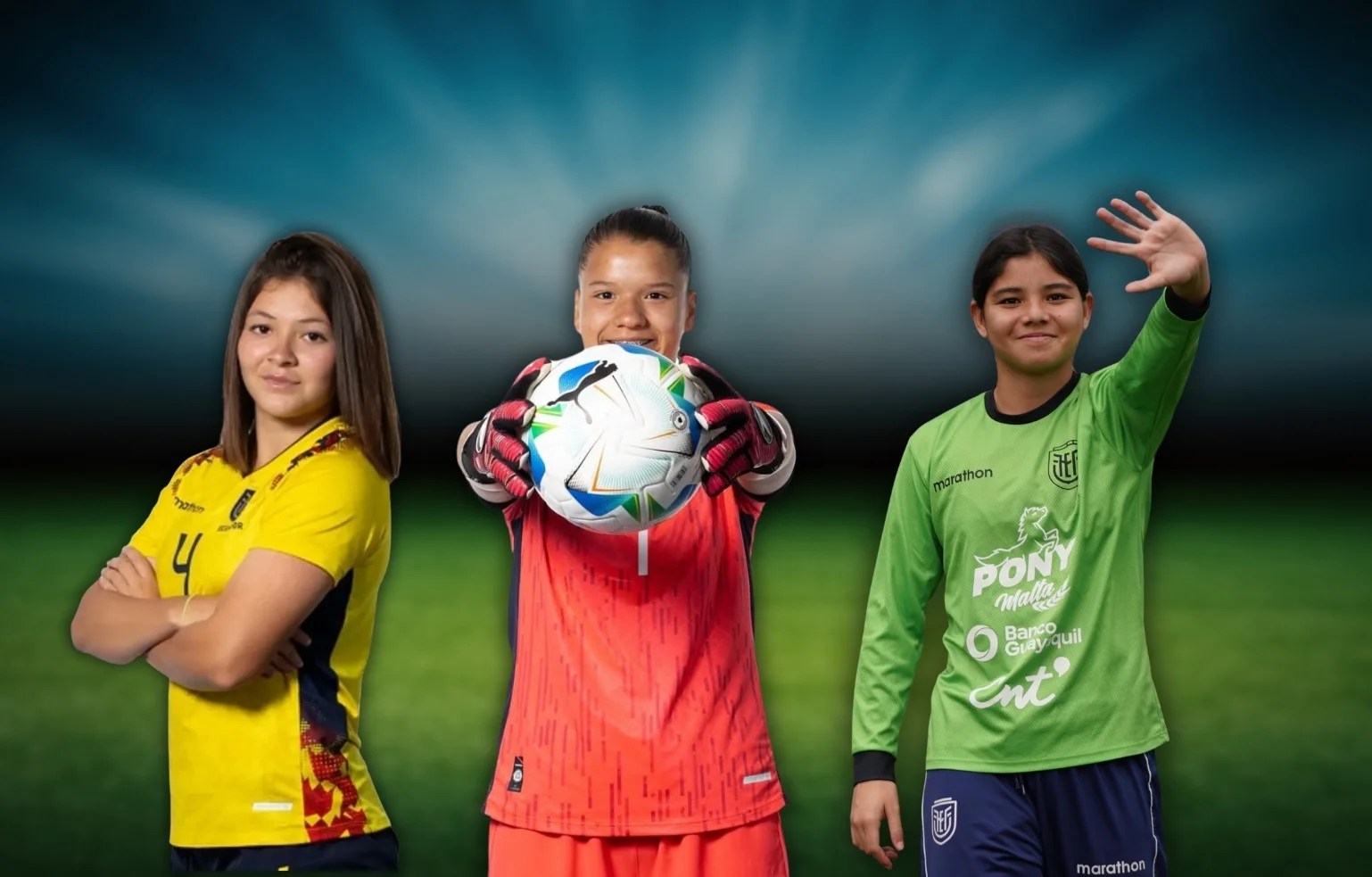 Tres manabitas van al Mundial Sub 17 de Marruecos con Ecuador Tres manabitas van al Mundial Sub 17 de Marruecos con Ecuador