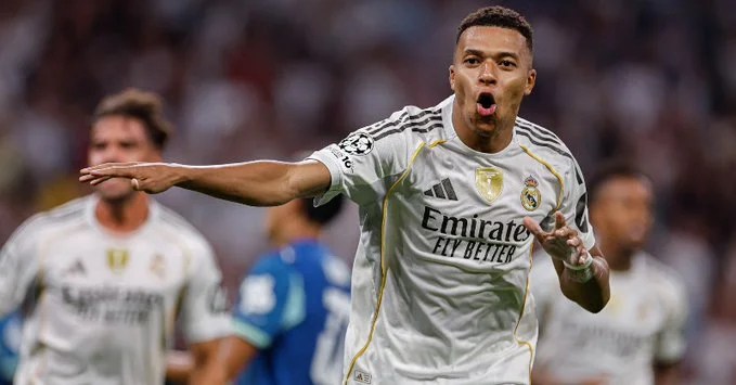 Real Madrid con doblete de Mbappé vence al Marsella Real Madrid con doblete de Mbappé vence al Marsella