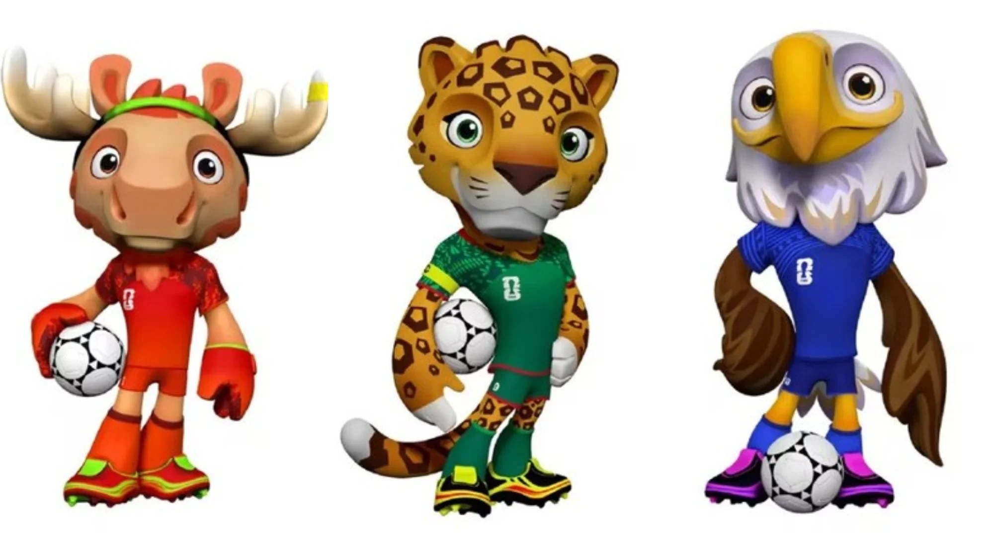 Zayu, Clutch y Maple: las mascotas del Mundial que se jugará en México, EE. UU. y Canadá Zayu, Clutch y Maple: las mascotas del Mundial que se jugará en México, EE. UU. y Canadá