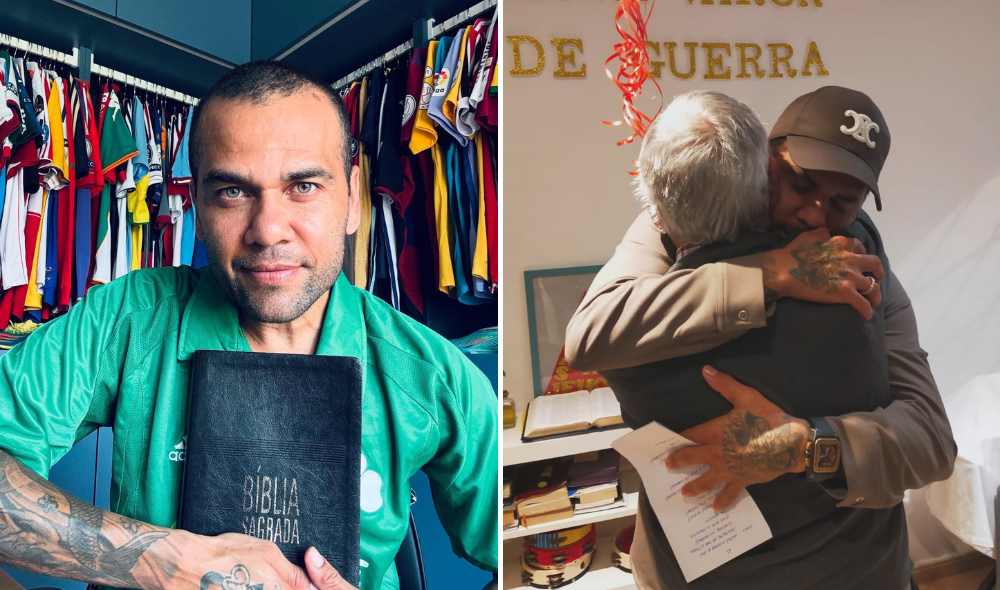 El exfutbolista brasileño Dani Alves ahora predica la palabra de Dios en una Iglesia Cristiana El exfutbolista brasileño Dani Alves ahora predica la palabra de Dios en una Iglesia Cristiana