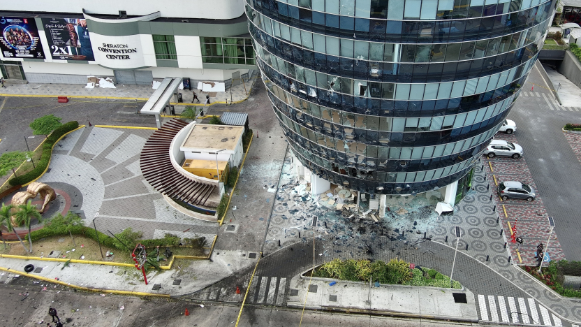 Noboa denuncia plan de atentados tras explosiones en Ecuador Noboa denuncia plan de atentados tras explosiones en Ecuador