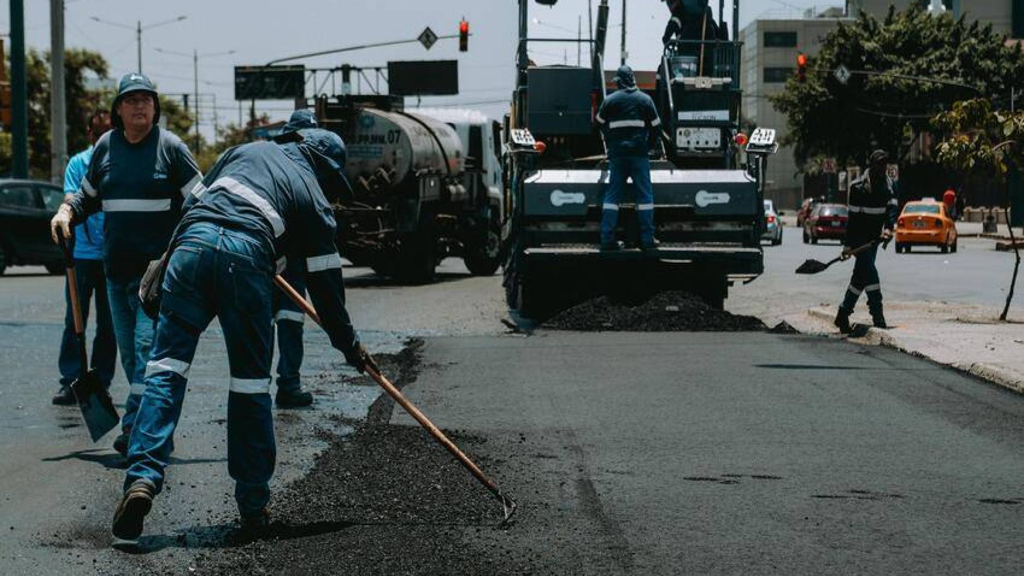 Avenida 25 de Julio en rehabilitación Avenida 25 de Julio en rehabilitación