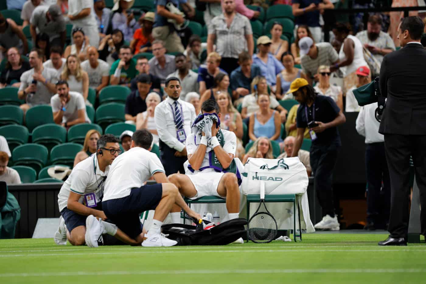 Djokovic's Major Bid Continues: Survives Sickness, Müller in Tough Opener Djokovic's Major Bid Continues: Survives Sickness, Müller in Tough Opener