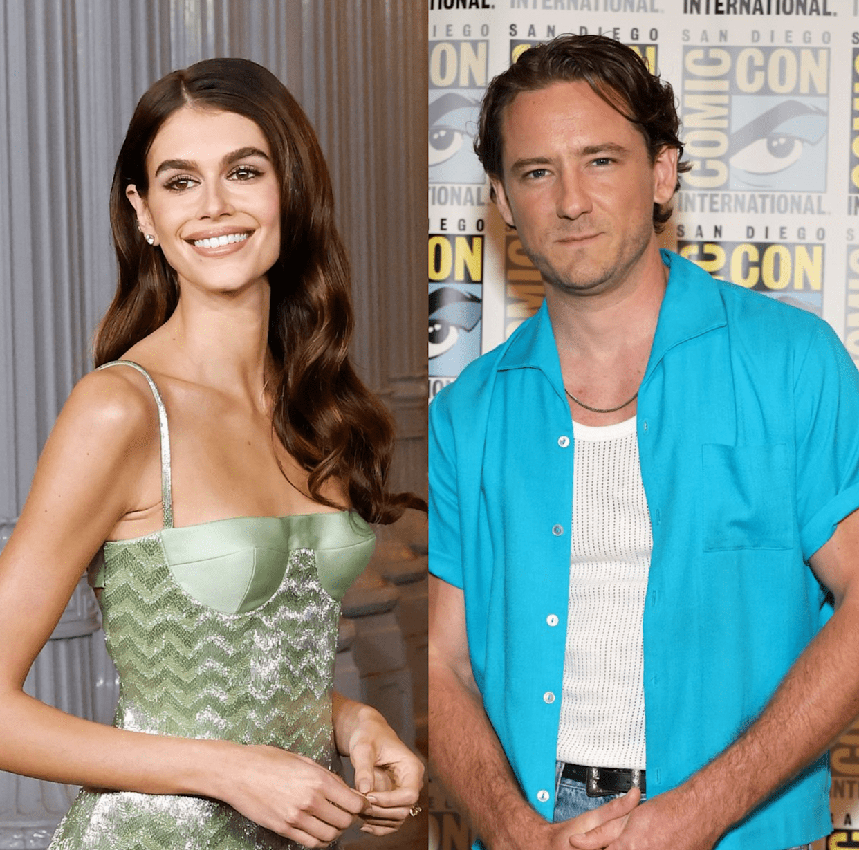 Kaia Gerber Stuns in Plunging Halter on Date with Lewis Pullman Kaia Gerber Stuns in Plunging Halter on Date with Lewis Pullman