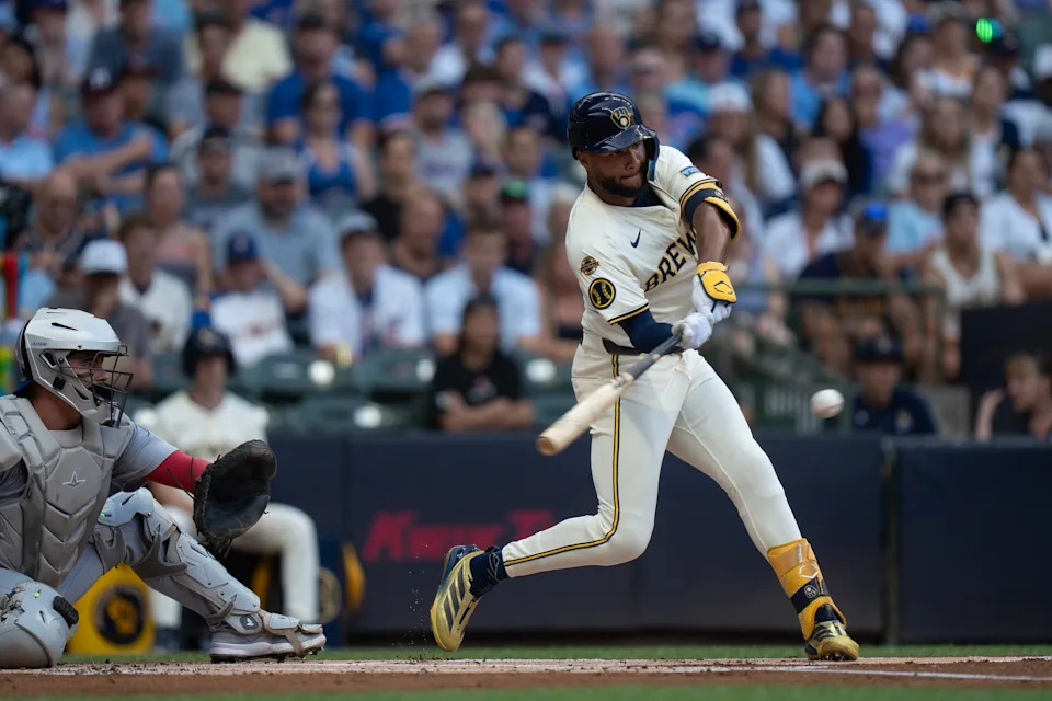 Brewers' Jackson Chourio Suffers Hamstring Injury on Triple Brewers' Jackson Chourio Suffers Hamstring Injury on Triple