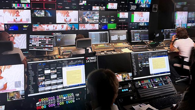Inside the nerve center of local broadcasting, where voices compete to shape the airwaves amid a pivotal court ruling on media ownership. (TVMonaco) Inside the nerve center of local broadcasting, where voices compete to shape the airwaves amid a pivotal court ruling on media ownership. (TVMonaco)