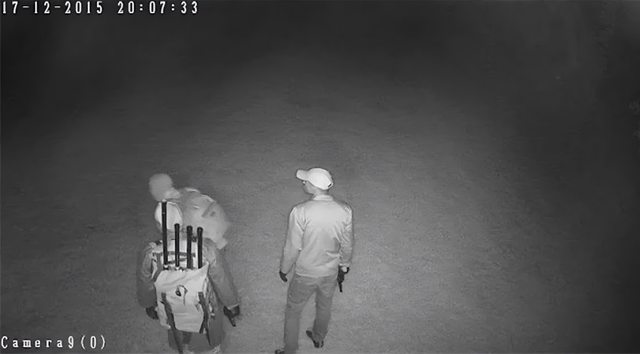 Signal jammer being used in a farm attack in South Africa. Signal jammer being used in a farm attack in South Africa.