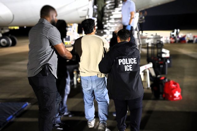 File photo on ICE deportation to China. File photo on ICE deportation to China.