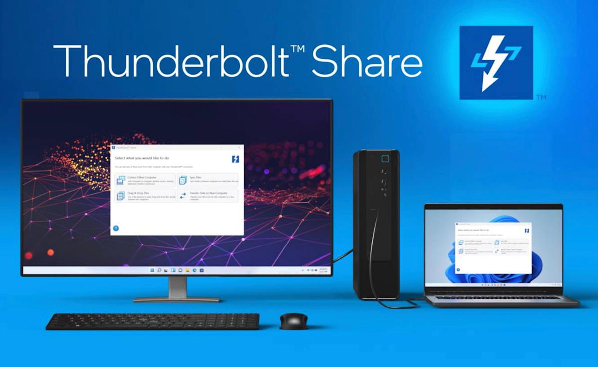 Intel’s Thunderbolt Share makes it simpler to maneuver massive recordsdata between PCs Intel’s Thunderbolt Share makes it simpler to maneuver massive recordsdata between PCs