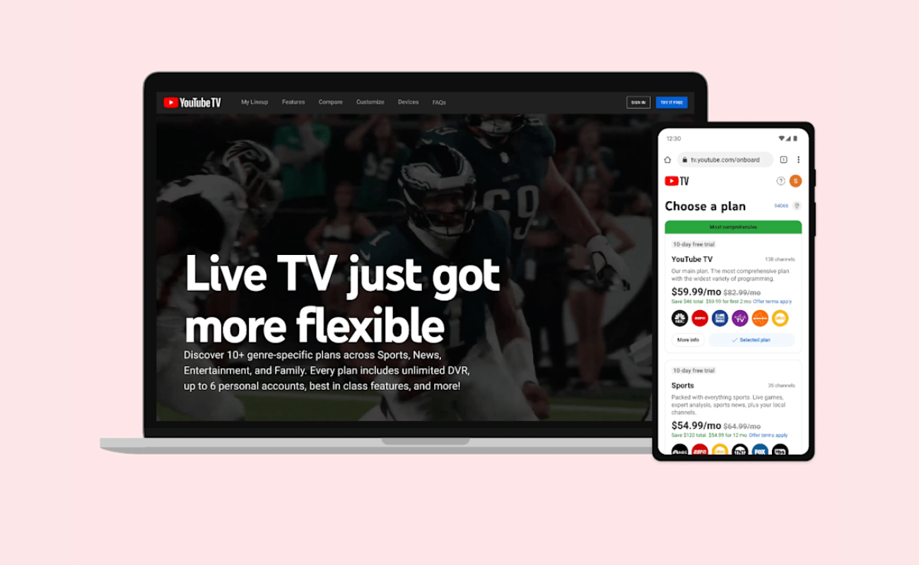 YouTube TV launches curated subscription packages this week YouTube TV launches curated subscription packages this week