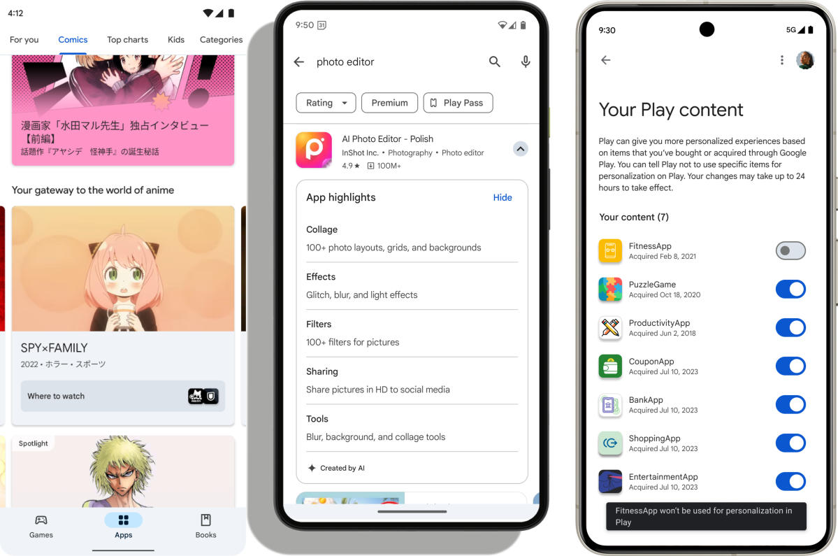 Google is updating the Play Retailer with AI-powered app critiques and curated areas Google is updating the Play Retailer with AI-powered app critiques and curated areas