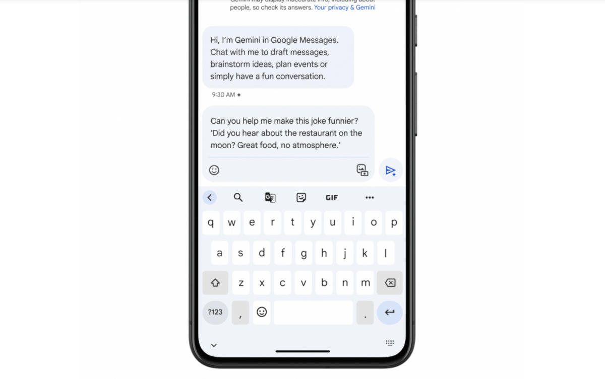 Gemini in Google Messages now works on any Android telephone Gemini in Google Messages now works on any Android telephone