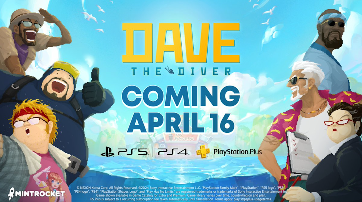 Dave the Diver joins the PS Plus catalog on April 16 Dave the Diver joins the PS Plus catalog on April 16