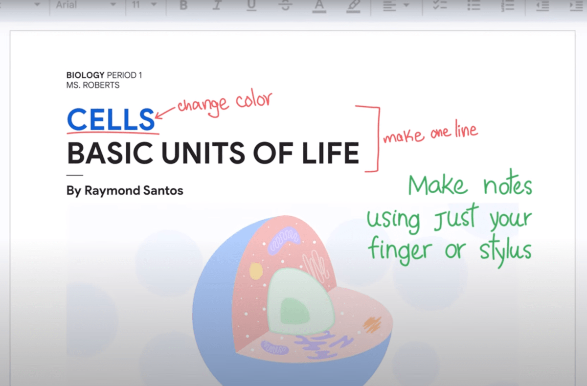 Now you can mark up your Google Docs with handwritten notes on Android units Now you can mark up your Google Docs with handwritten notes on Android units
