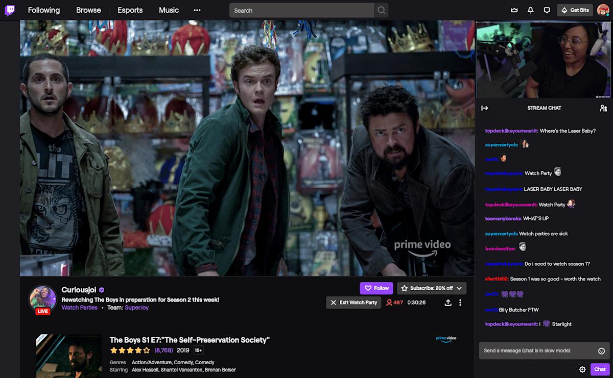 Twitch is ending its pandemic-era Prime Video watch events Twitch is ending its pandemic-era Prime Video watch events