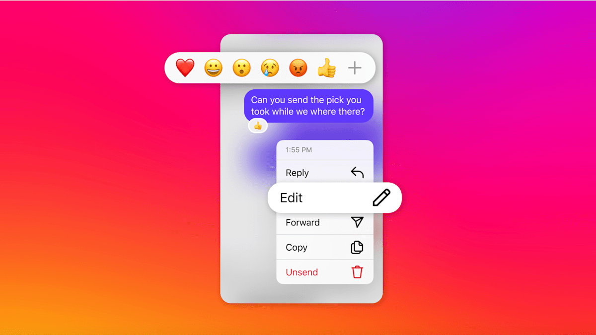 Instagram lastly helps you to edit DMs Instagram lastly helps you to edit DMs
