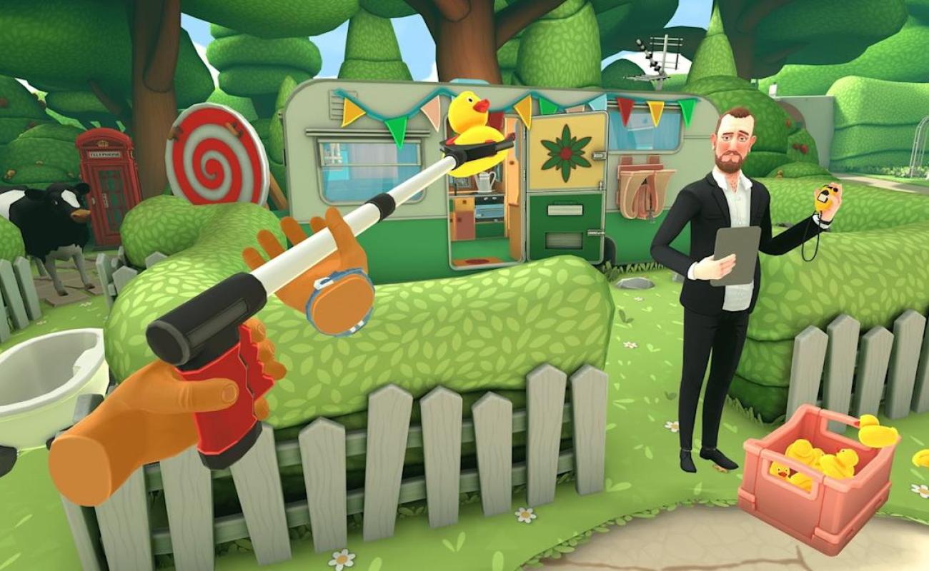Taskmaster VR doesn’t fairly ship on the promise of the TV present Taskmaster VR doesn’t fairly ship on the promise of the TV present