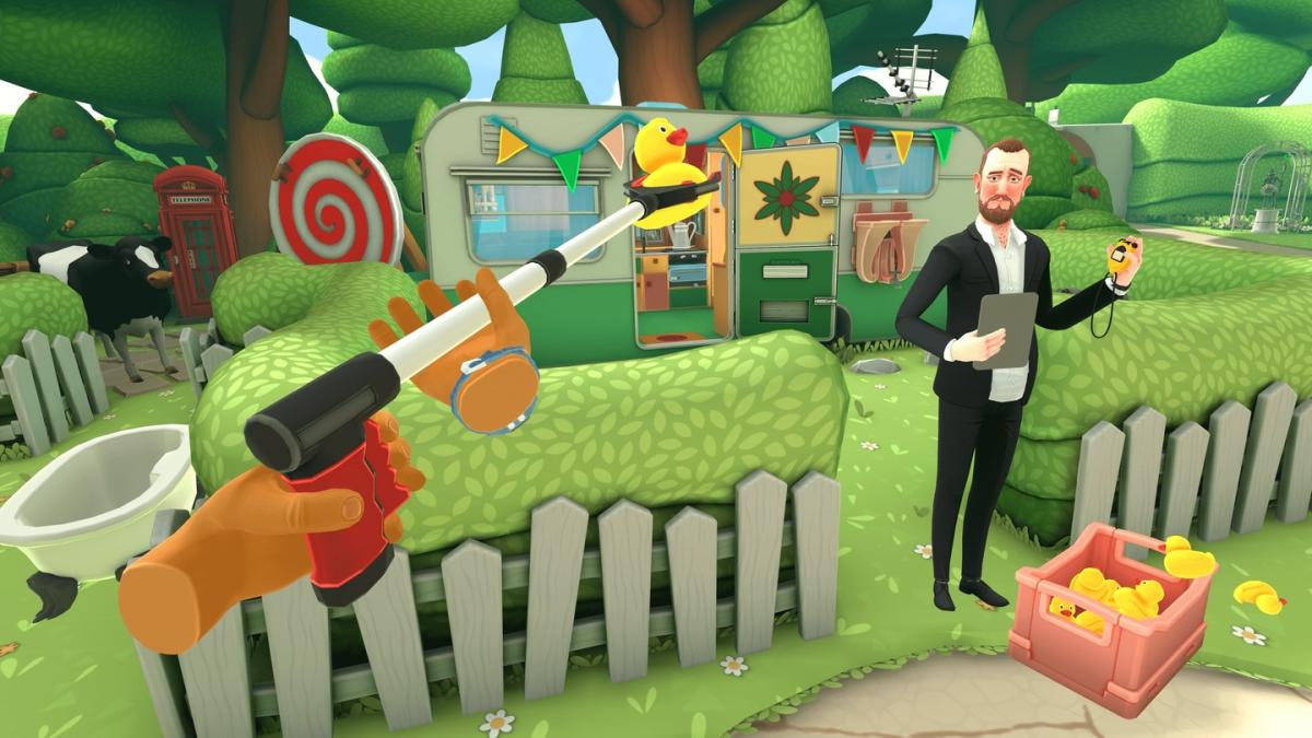 Taskmaster VR doesn’t fairly ship on the promise of the TV present Taskmaster VR doesn’t fairly ship on the promise of the TV present