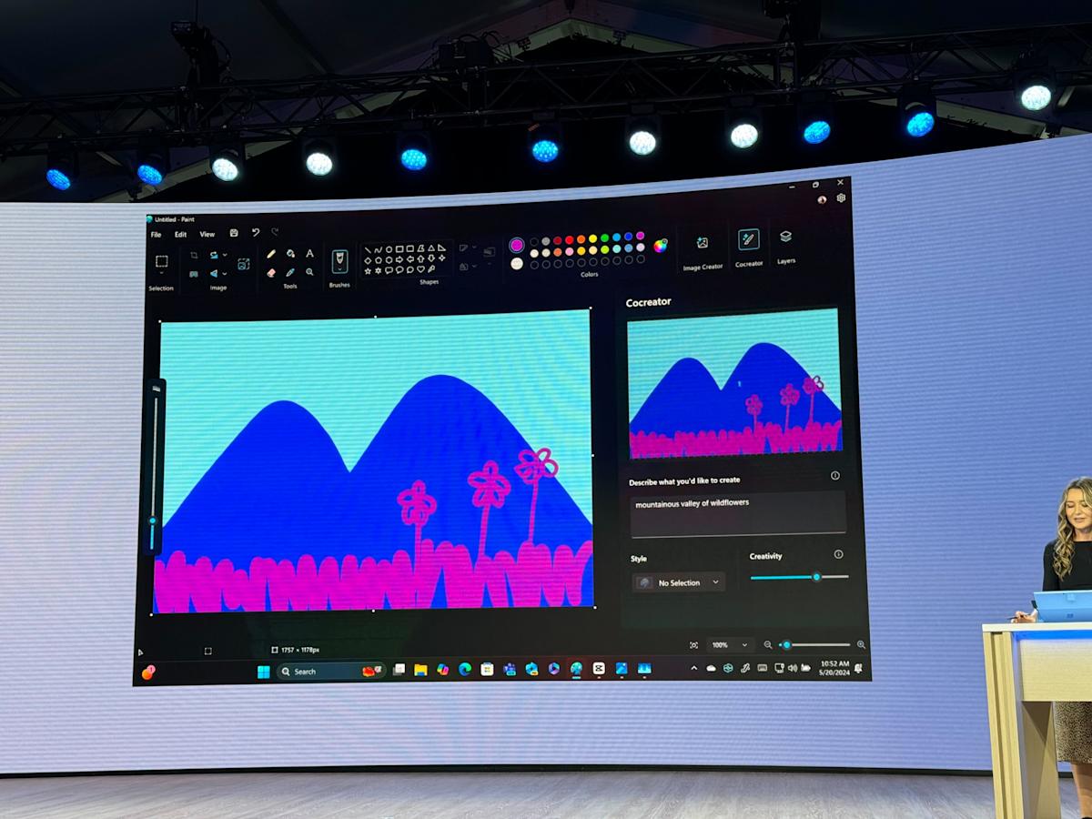 Microsoft Paint is getting an AI-powered picture generator that responds to your textual content prompts and doodles Microsoft Paint is getting an AI-powered picture generator that responds to your textual content prompts and doodles