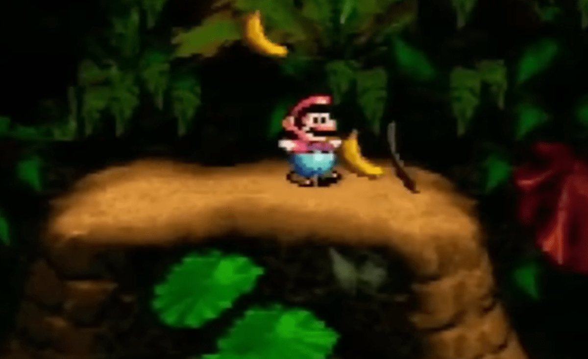 A nifty hack made Mario a playable character in 1994’s Donkey Kong Nation A nifty hack made Mario a playable character in 1994’s Donkey Kong Nation