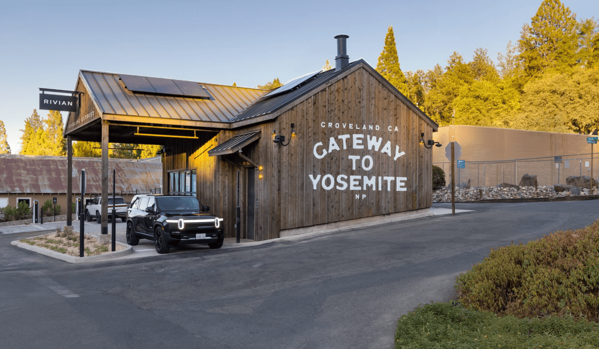 Rivian opens its first Charging Outpost, a crunchy not-gas station close to Yosemite Rivian opens its first Charging Outpost, a crunchy not-gas station close to Yosemite