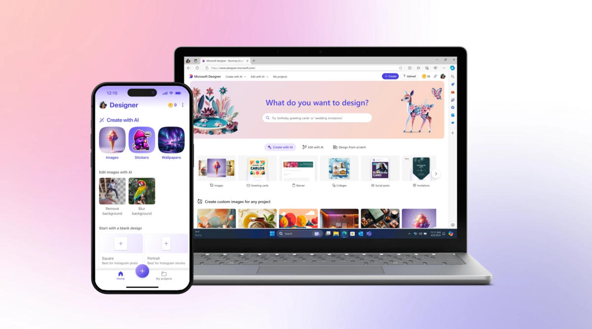 Microsoft releases iOS and Android apps for Designer, its AI-powered Canva competitor Microsoft releases iOS and Android apps for Designer, its AI-powered Canva competitor