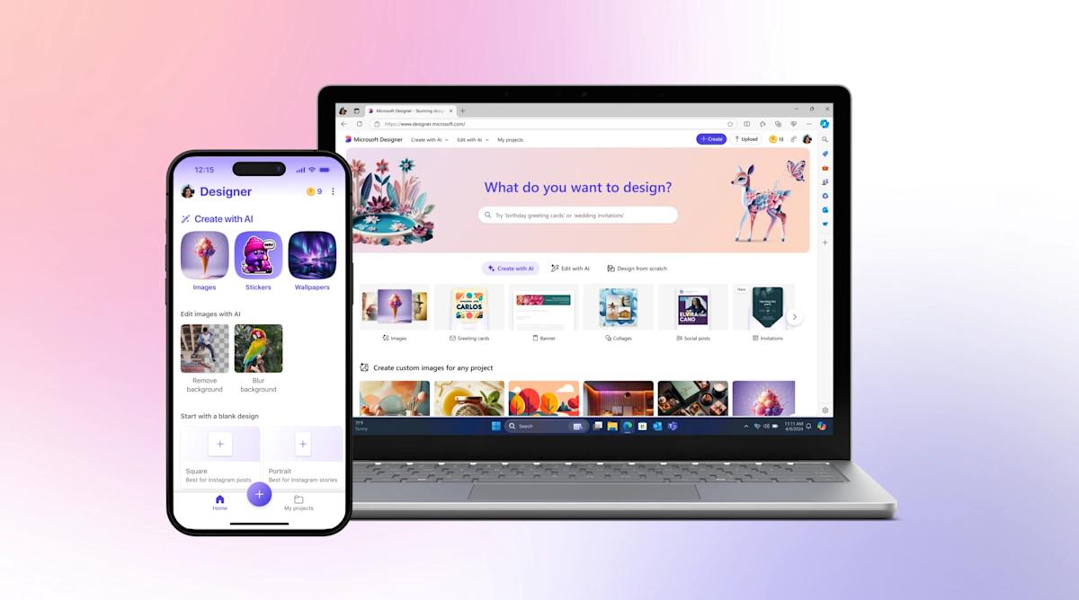 Microsoft releases iOS and Android apps for Designer, its AI-powered Canva competitor Microsoft releases iOS and Android apps for Designer, its AI-powered Canva competitor