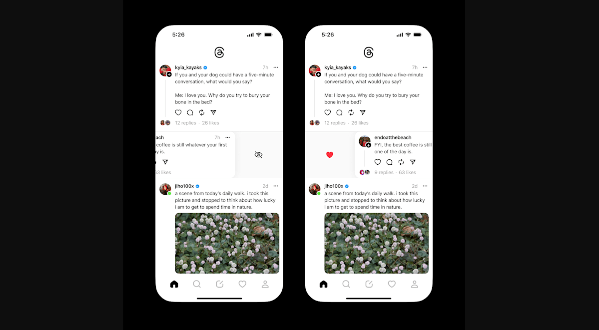 Threads begins testing swipe gestures to assist prepare the For You algorithm Threads begins testing swipe gestures to assist prepare the For You algorithm