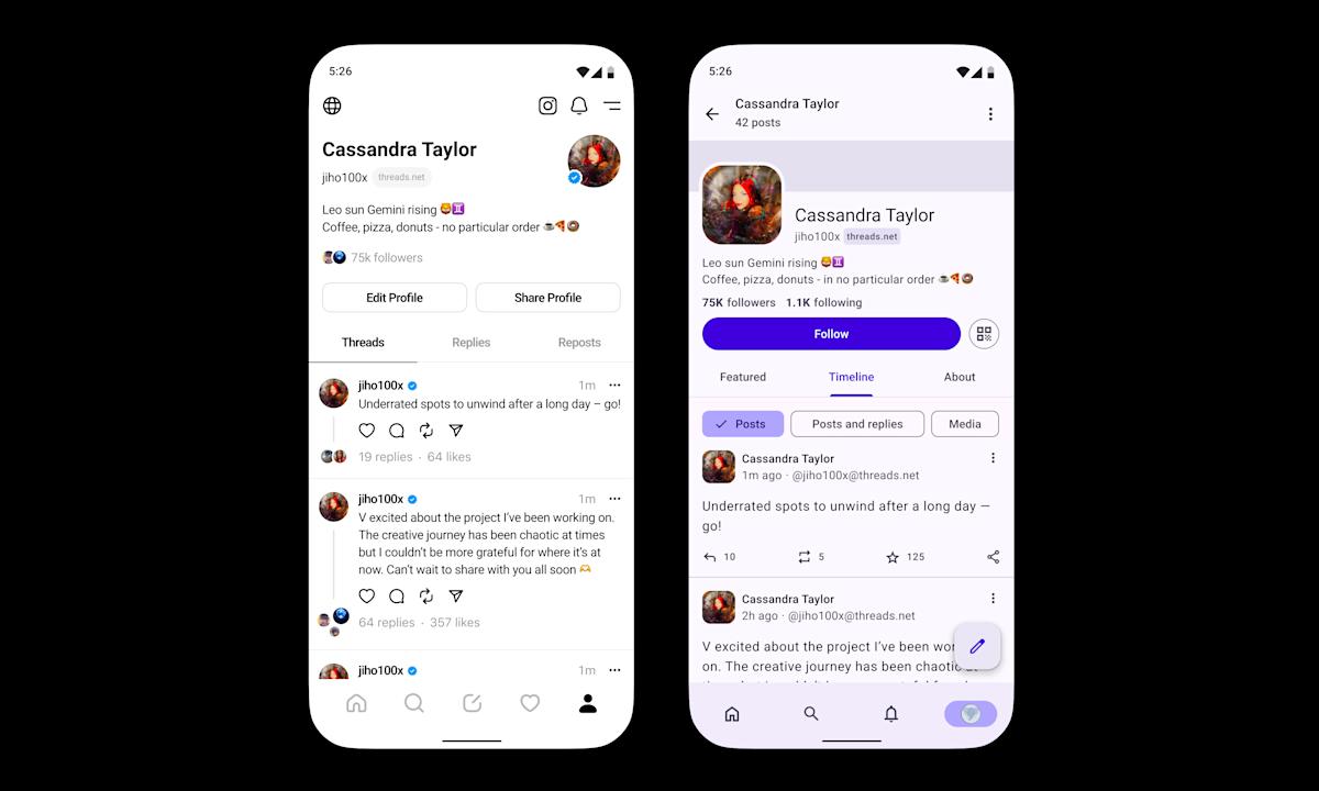 A Threads beta helps you to share to Mastodon and different fediverse providers A Threads beta helps you to share to Mastodon and different fediverse providers