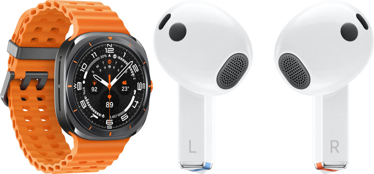 Photos of unannounced Samsung watches and earbuds seem to have leaked Photos of unannounced Samsung watches and earbuds seem to have leaked