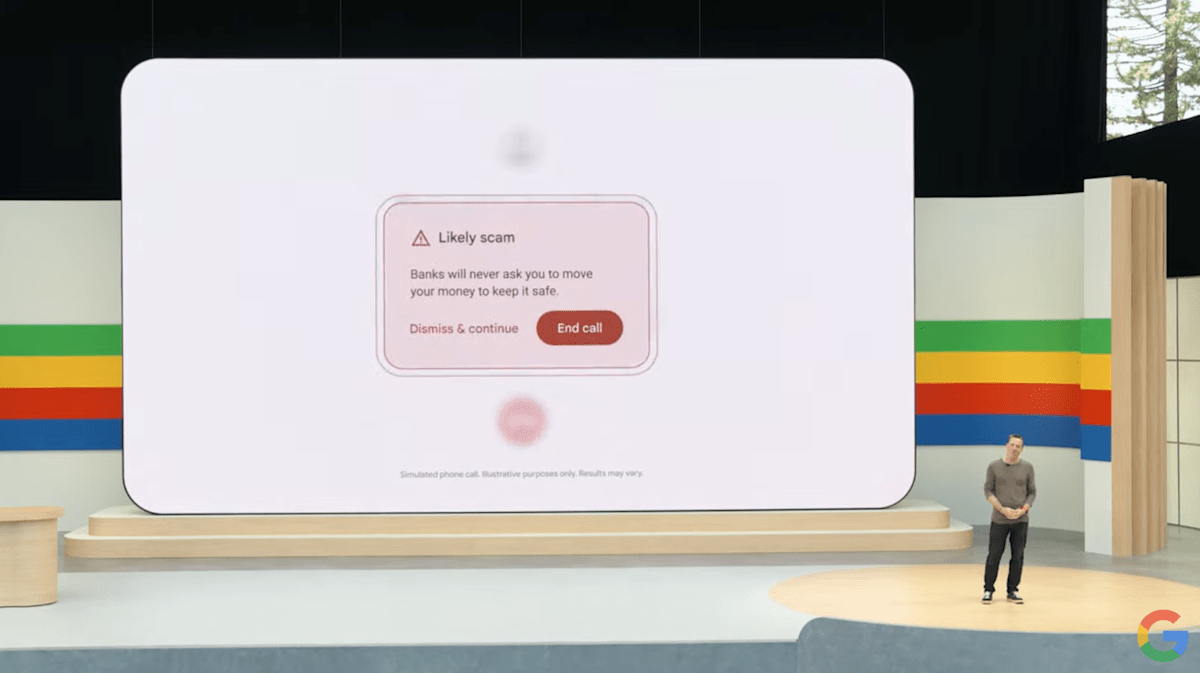 Google broadcasts new rip-off detection instruments that present real-time alerts throughout telephone calls Google broadcasts new rip-off detection instruments that present real-time alerts throughout telephone calls