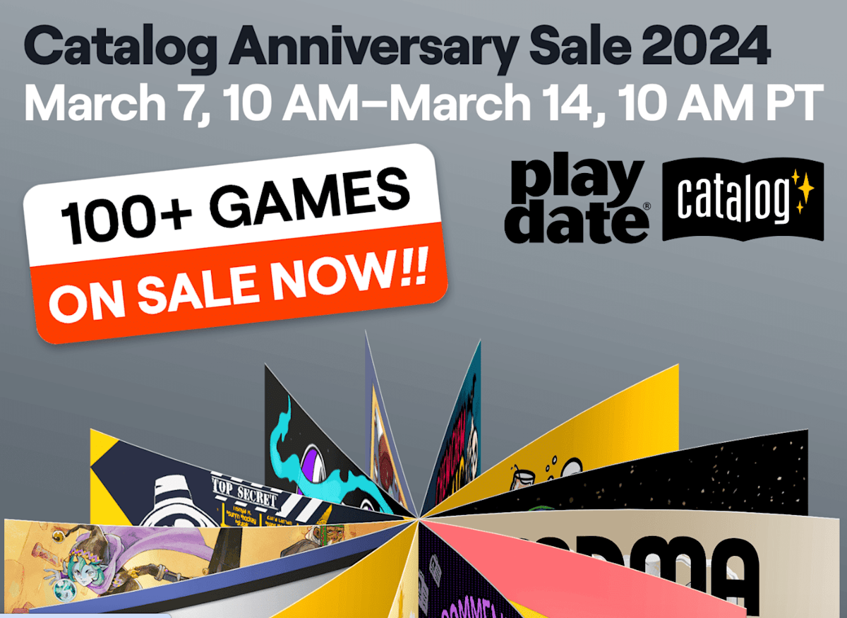 Playdate is having a sitewide video games sale, like an actual grown-up console Playdate is having a sitewide video games sale, like an actual grown-up console