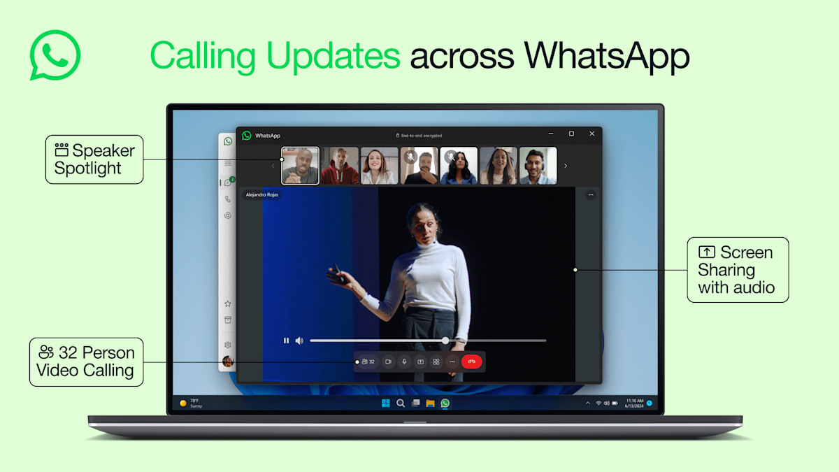WhatsApp rolls out enhanced video calling WhatsApp rolls out enhanced video calling