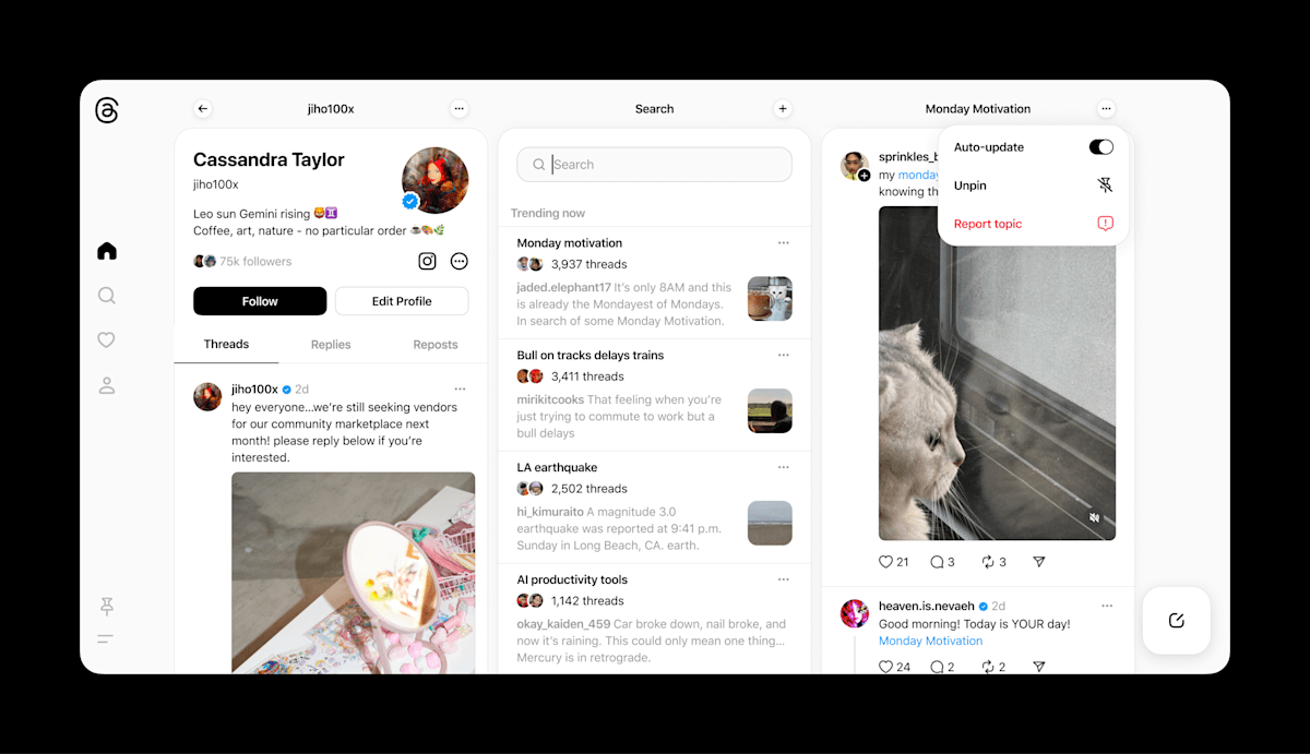 Meta’s Threads will get its personal Tweetdeck clone Meta’s Threads will get its personal Tweetdeck clone
