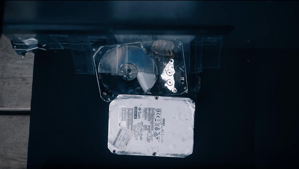 Watch a recycling machine shake aside outdated onerous drives to get well parts Watch a recycling machine shake aside outdated onerous drives to get well parts