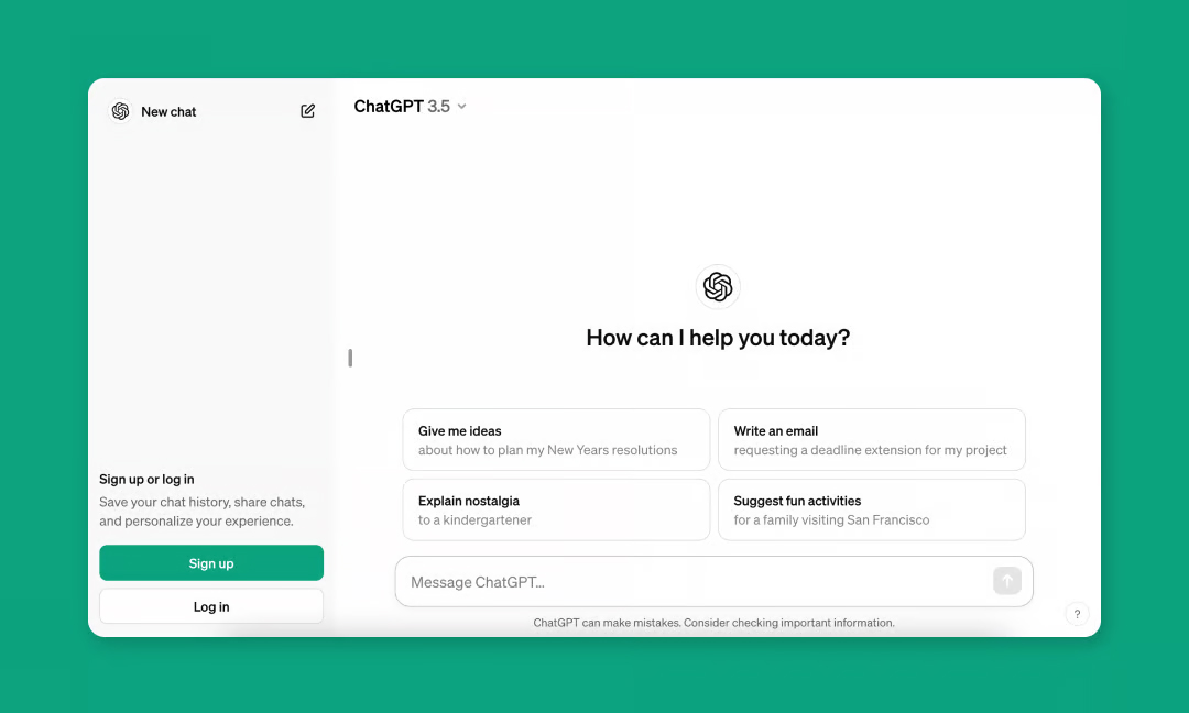 Now you can use ChatGPT with out an account Now you can use ChatGPT with out an account
