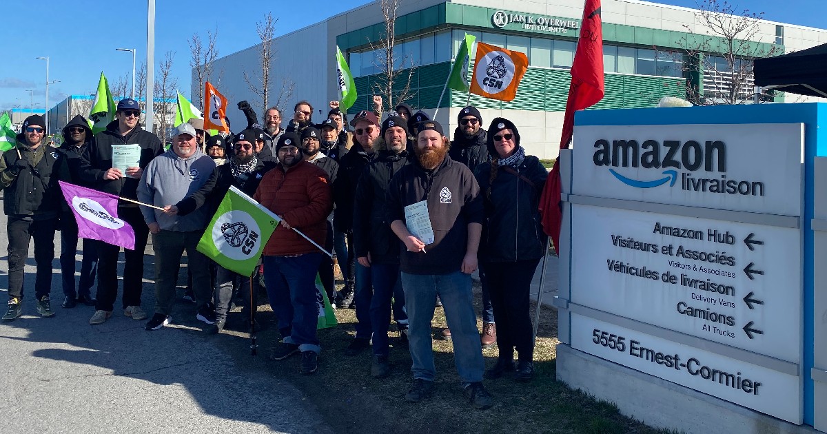 Amazon staff turn into the primary to unionize at one of many firm’s Canadian warehouses Amazon staff turn into the primary to unionize at one of many firm’s Canadian warehouses