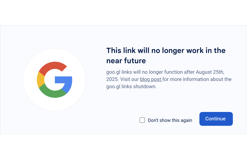Google is popping off its goo.gl shortener hyperlinks subsequent yr Google is popping off its goo.gl shortener hyperlinks subsequent yr