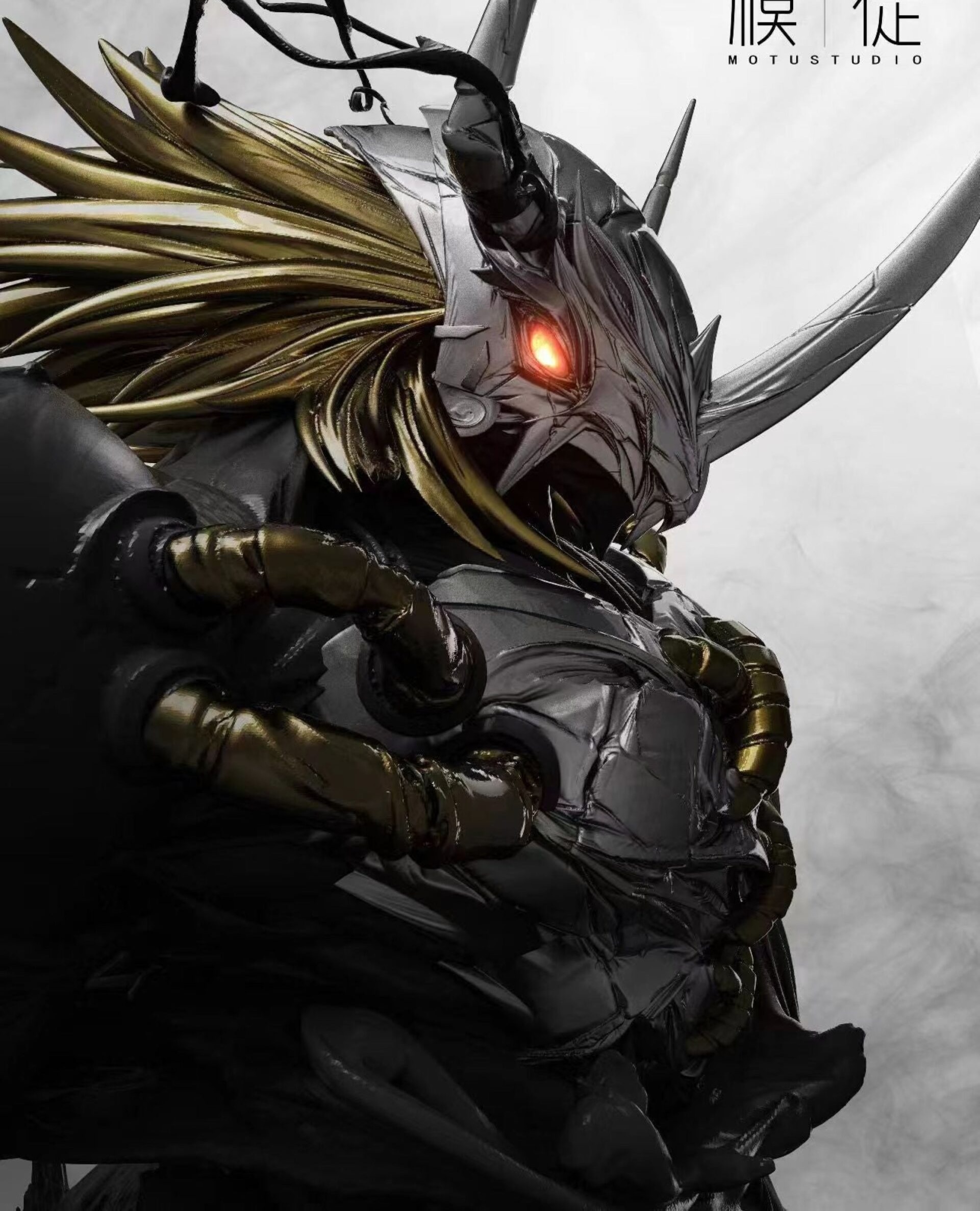 In-stock MT Studio – 1/8 Digimon Black War Greymon