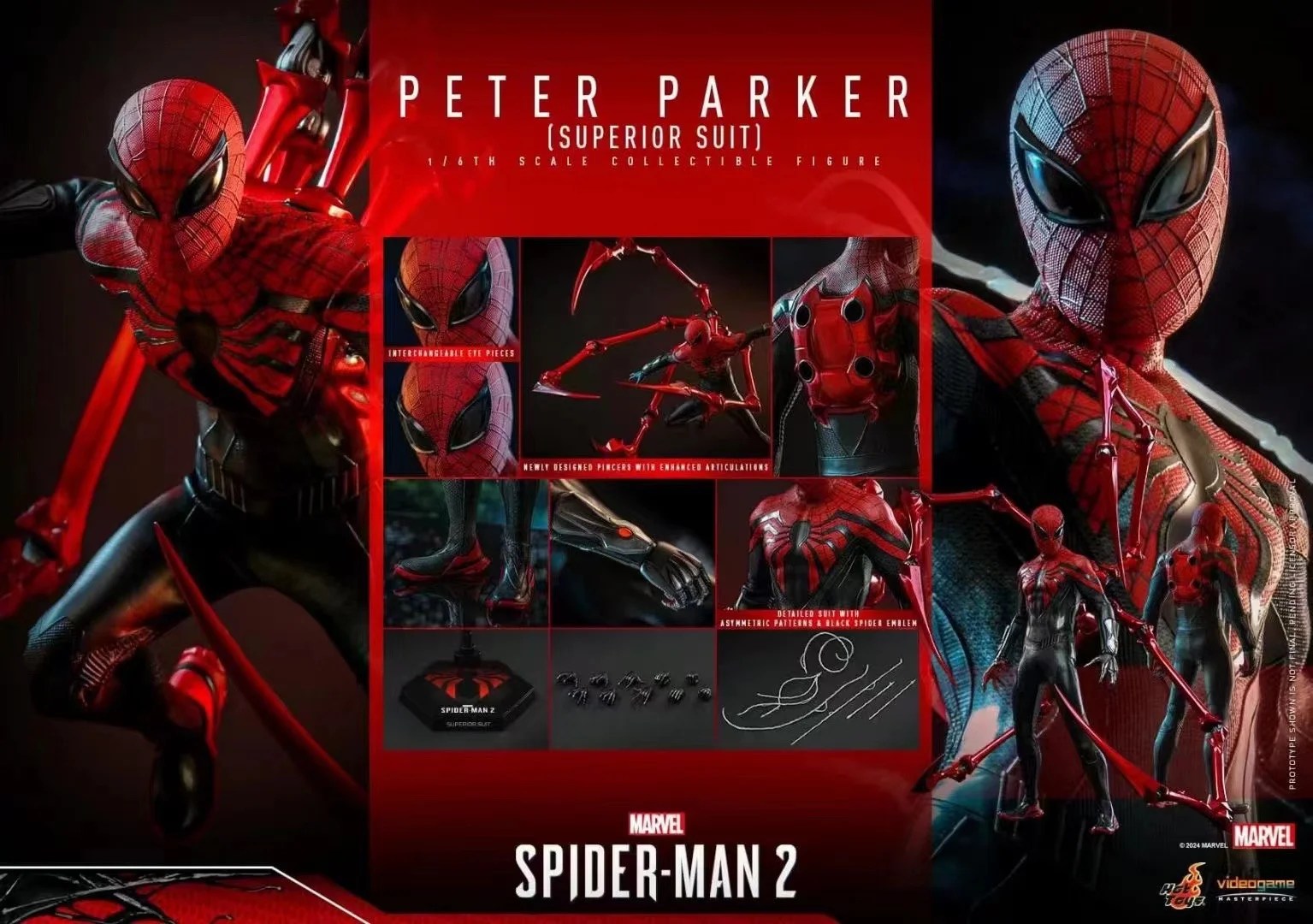 Hottoys Studio – Marvel Spider-Man 2 Peter Parker (Ultimate Suit)