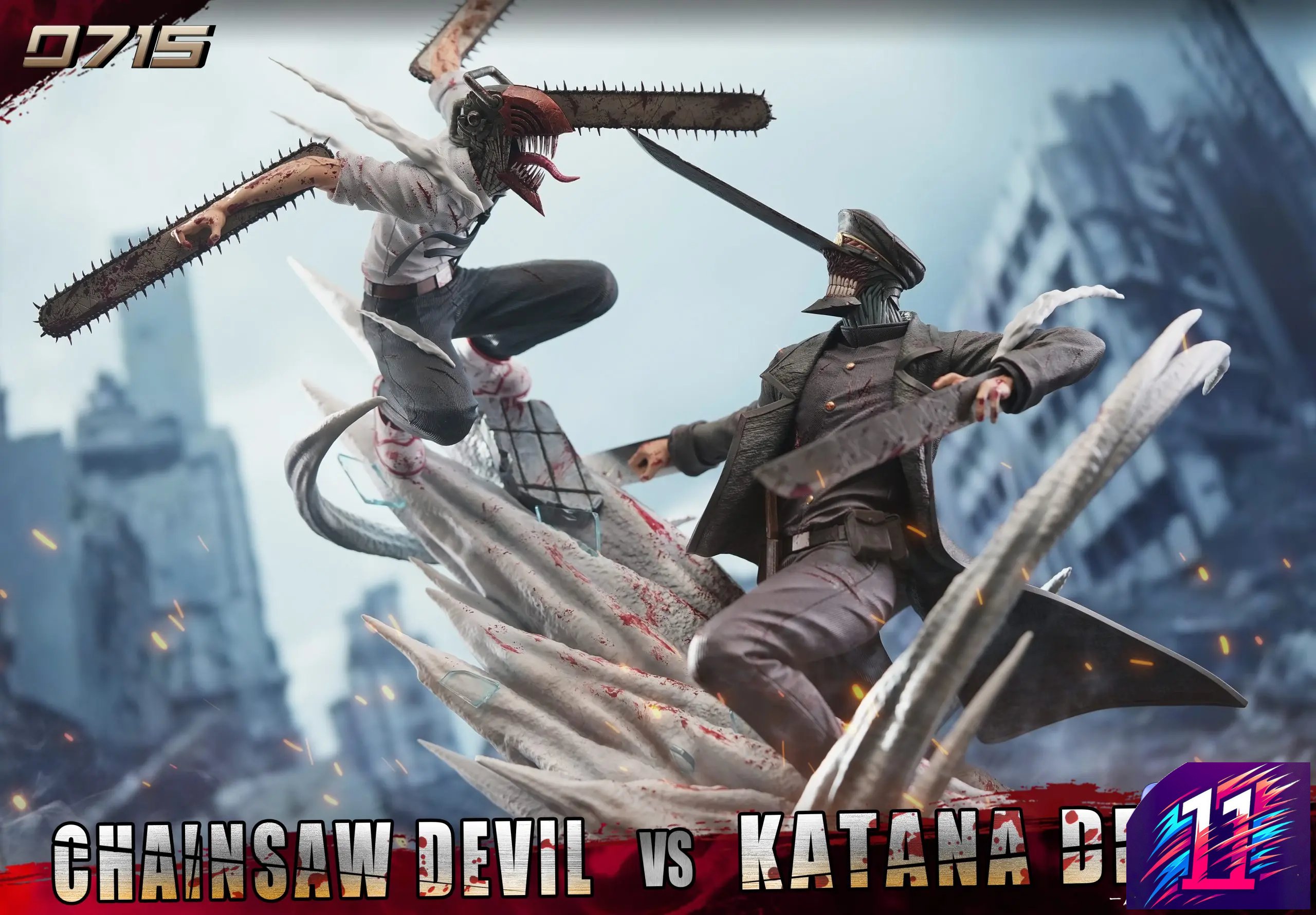 0715 Studio - Denji vs Devil of the Knife Chainsaw Man